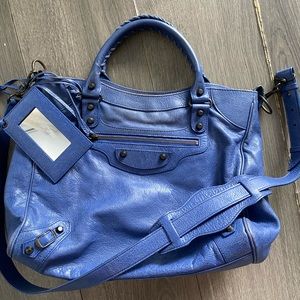 Balenciaga city velo bag bluette